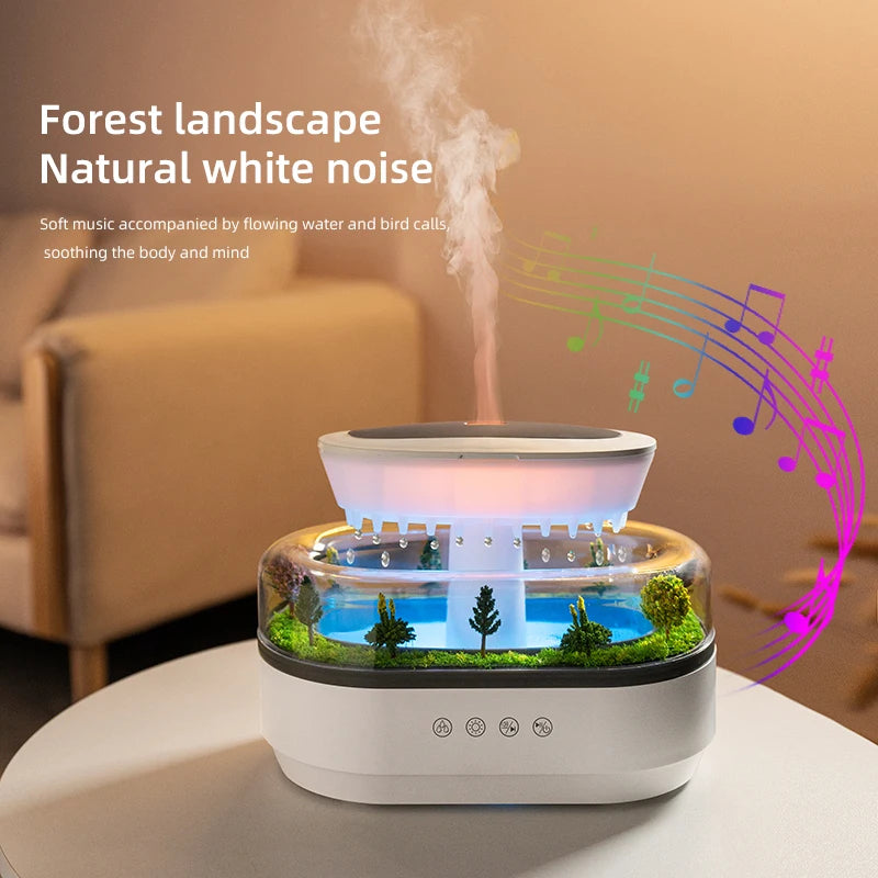 Rain Cloud Diffuser with night light