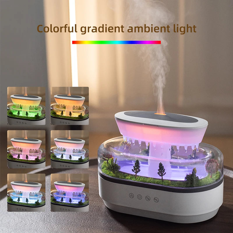 Rain Cloud Diffuser on nightstand