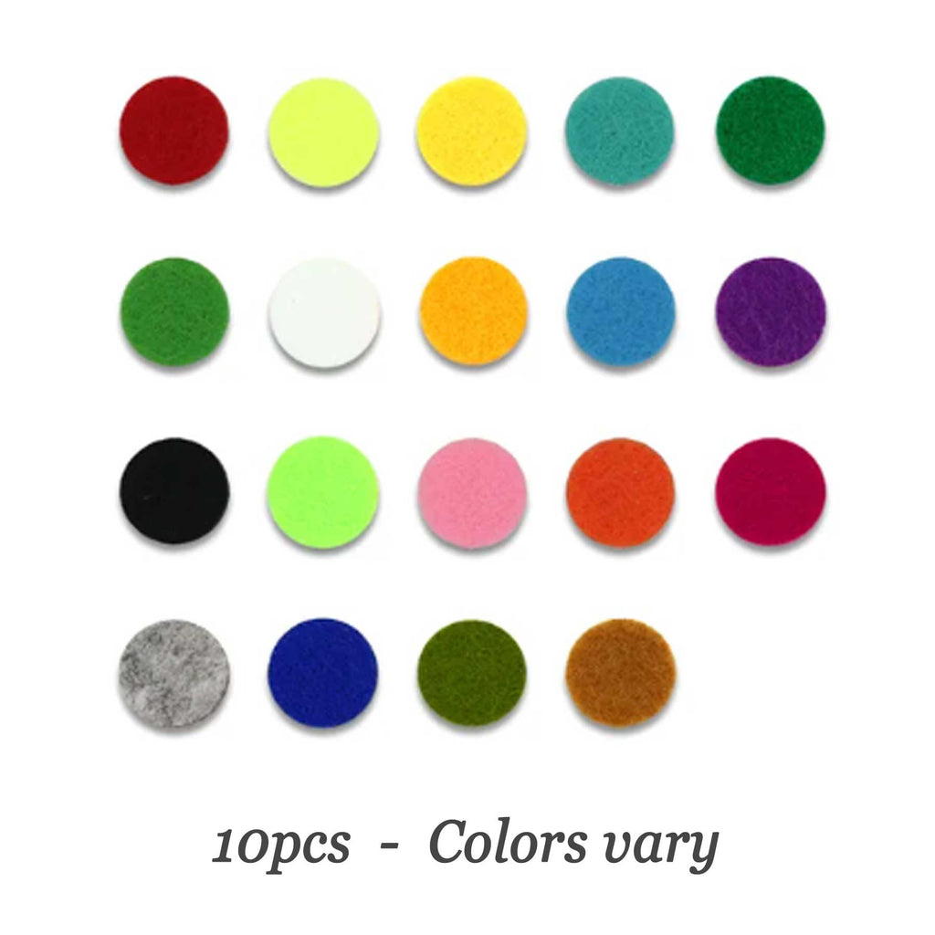 Scent Necklace Replacement Felt Pads Included