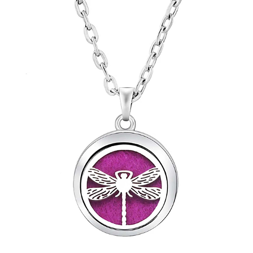 Aromatherapy Diffuser Necklace - Dragonfly Style