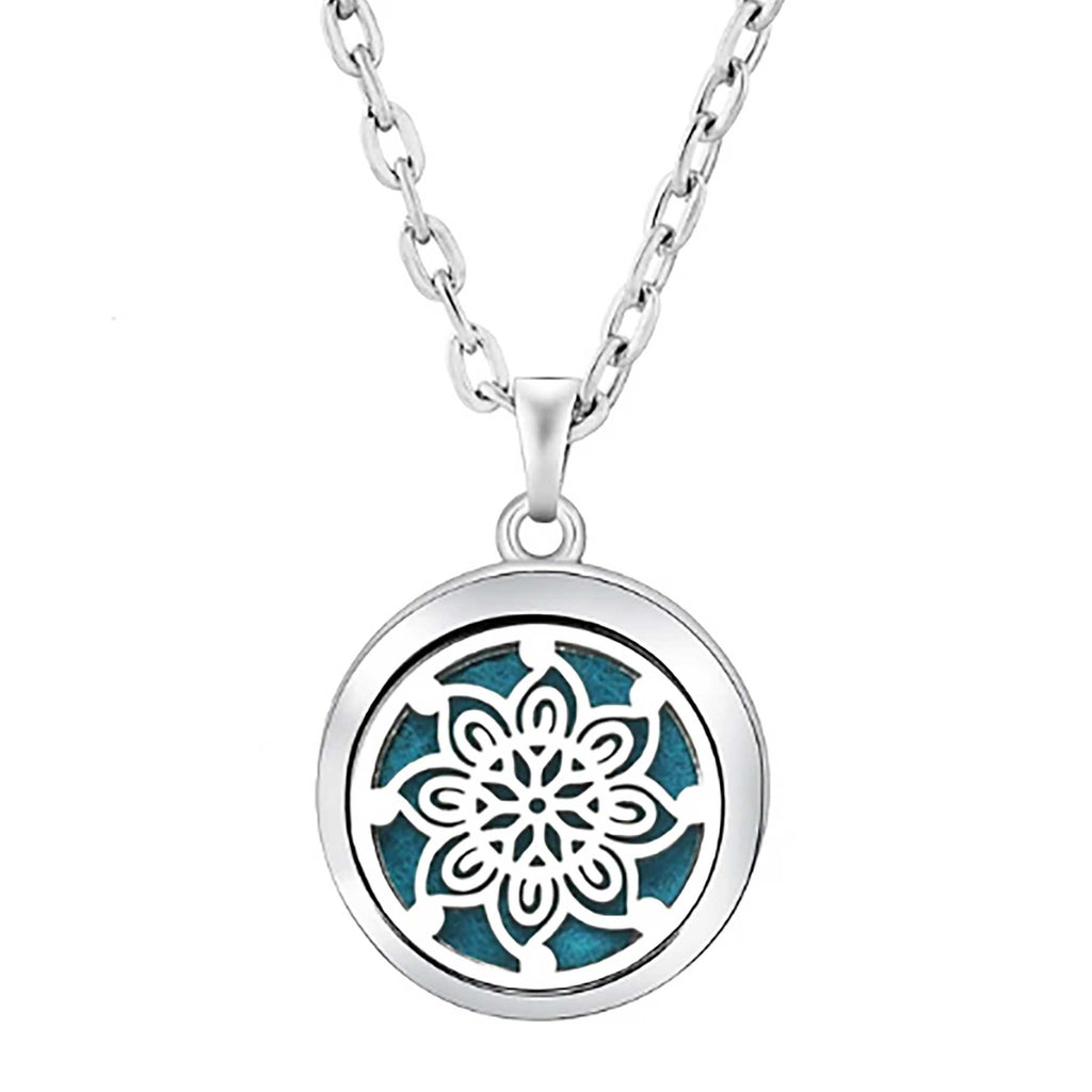 Aromatherapy Diffuser Necklace - Mandala Style