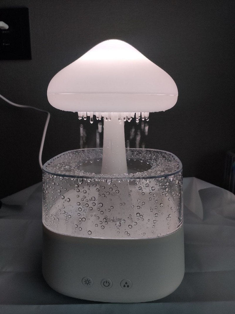 Mushroom Rain Cloud Diffuser night light