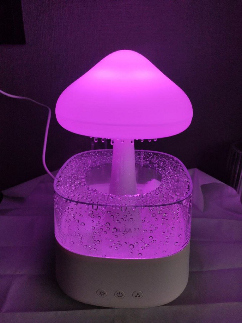 Mushroom Rain Cloud Diffuser raindrop effect