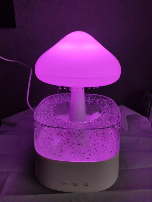 Mushroom Rain Cloud Diffuser raindrop effect