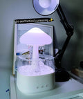 Mushroom Rain Cloud Diffuser with colorful LED light